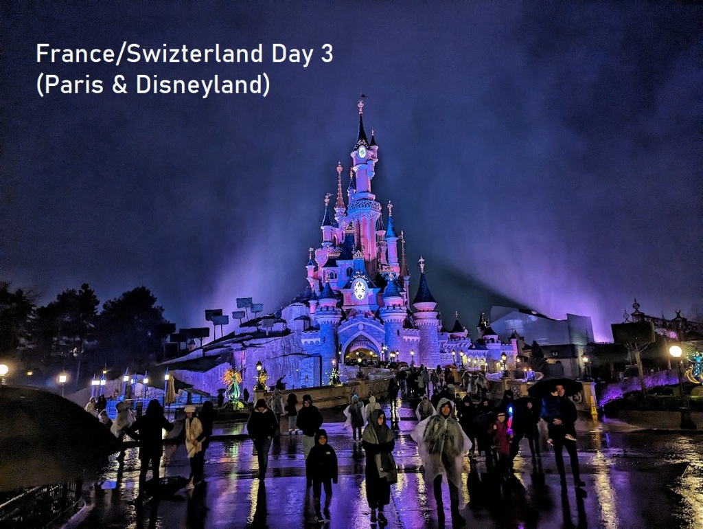 France/Switzerland Day 3 2nd March 2024 (Paris & Disneyland)